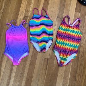 3 Girls Swimsuits 6/7 and 8. Speedo and Kanu